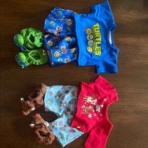 Build-A-Bear Ninja Turtles and Reindeer Outfit Sets